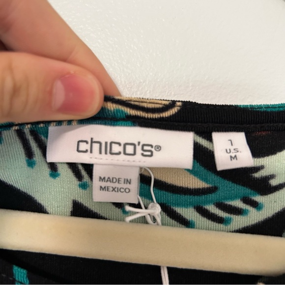 CHICO’S Petite Traveler Floral Dress Size 1 Medium/8 - Picture 8 of 11